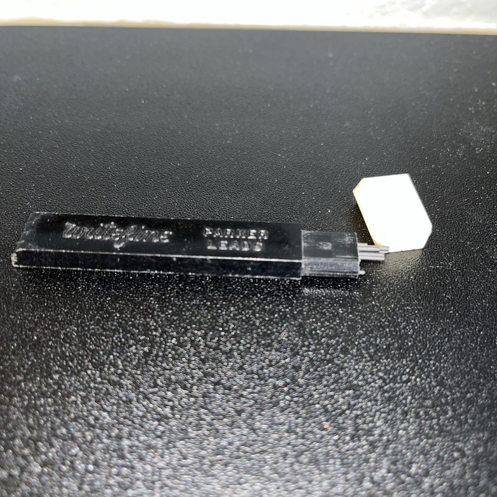 Vtg PARKER Writefine .9mm HB Medium‎  1-3/8" Mechanical Pencil Lead 23 Partials